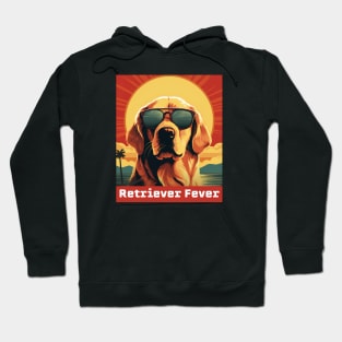 Golden Retriever Fever with Stylish sunglasses Hoodie